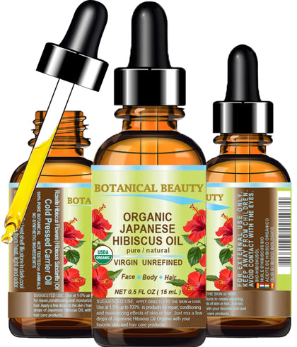 Botanical Beauty bottle front view showing clean packaging and natural benefit
