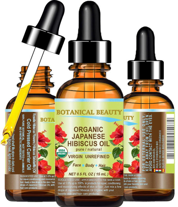 Botanical Beauty bottle front view showing clean packaging and natural benefit