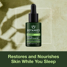 Botanics dropper dispensing rosehip oil illustrating precise, mess-free use