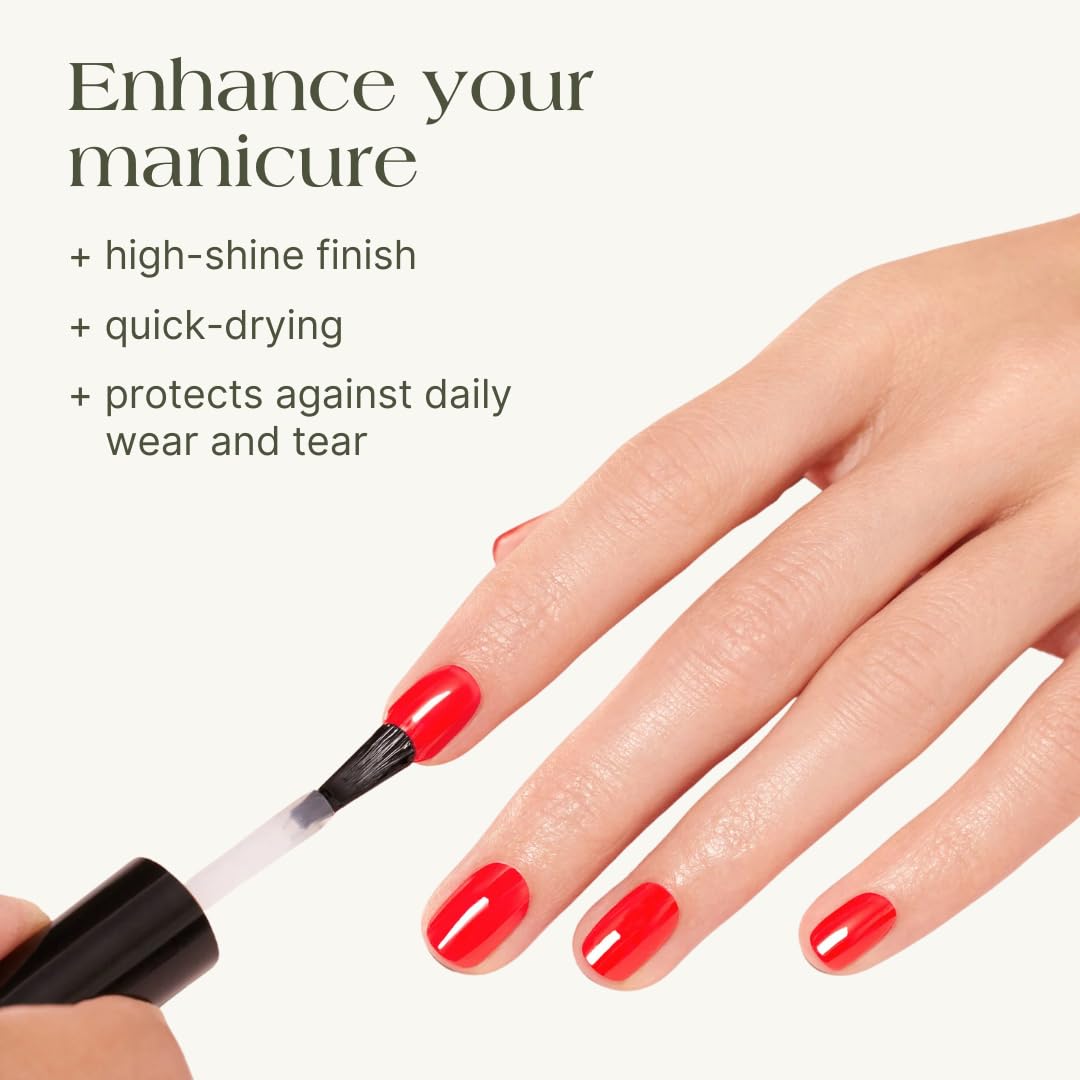 Botanist Nails brush detail illustrating smooth, even application benefit