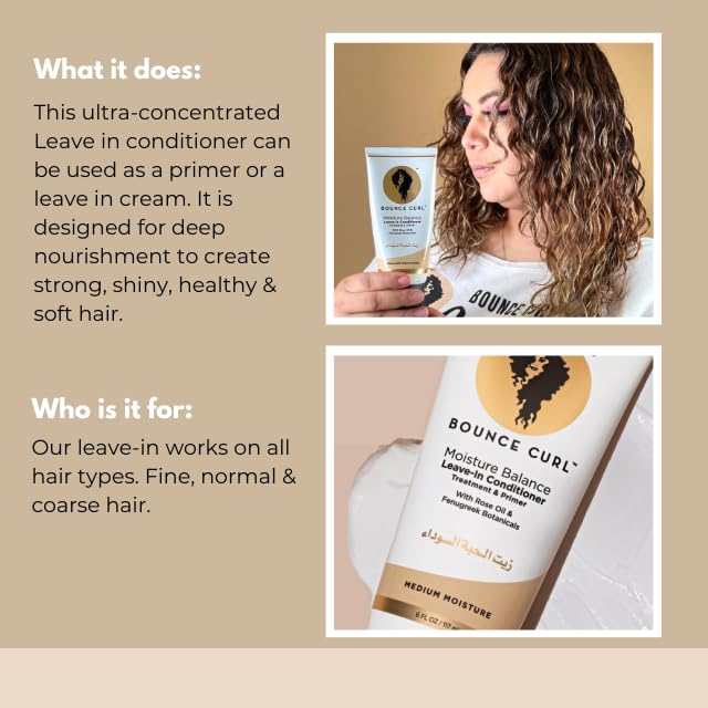 Bounce Curl bottle on bathroom counter for everyday routine inspiration