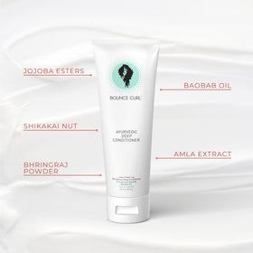 Bounce Curl amla and baobab ingredients emphasizing nourishing botanicals