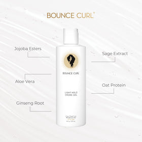 Bounce Curl size comparison with a 12 oz jar to illustrate scale and value