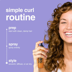 BOUNCE STYLE spray nozzle dispensing lightweight leave-in