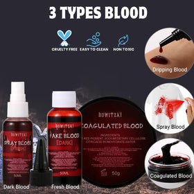 Bowitzki coagulated blood gel texture for realistic scab detail