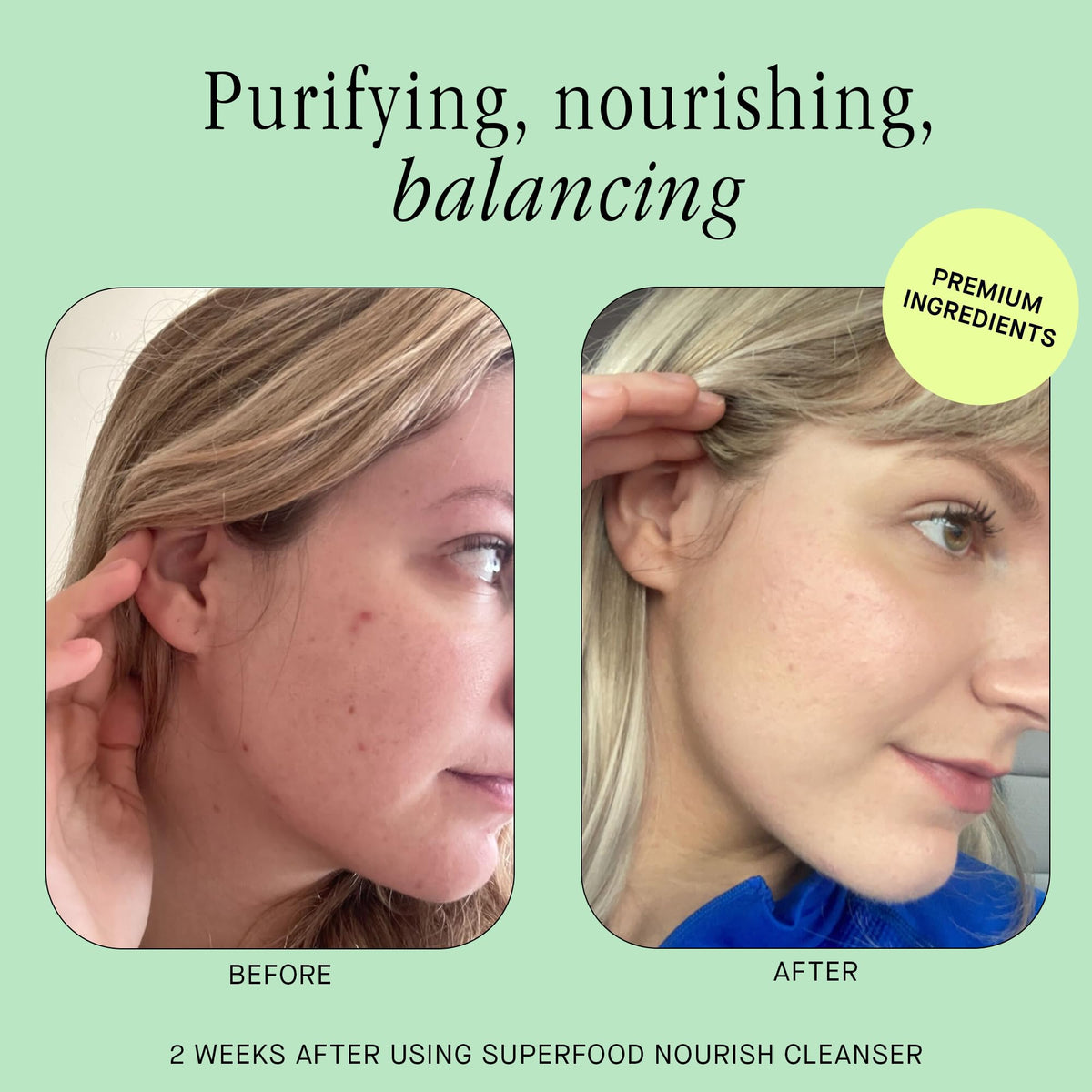 Brandefy foaming cleanser in bathroom demonstrating gentle lather