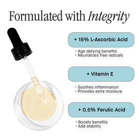 Brandefy serum texture close-up showing lightweight absorption