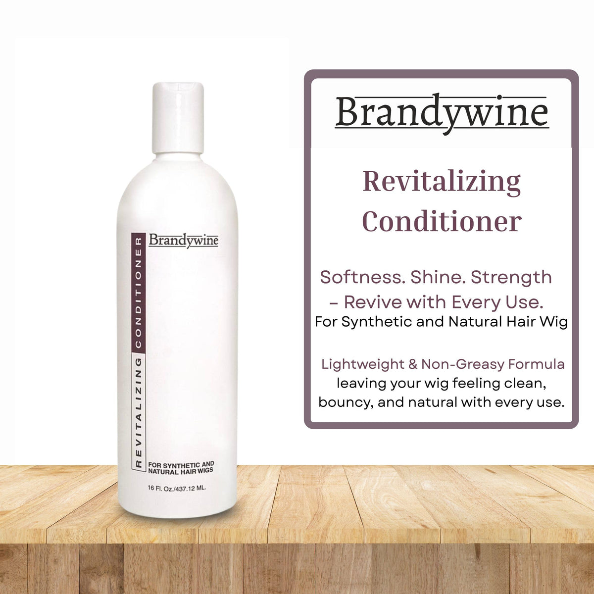 Brandywine close-up of cap and label detail highlighting user-friendly dispensing