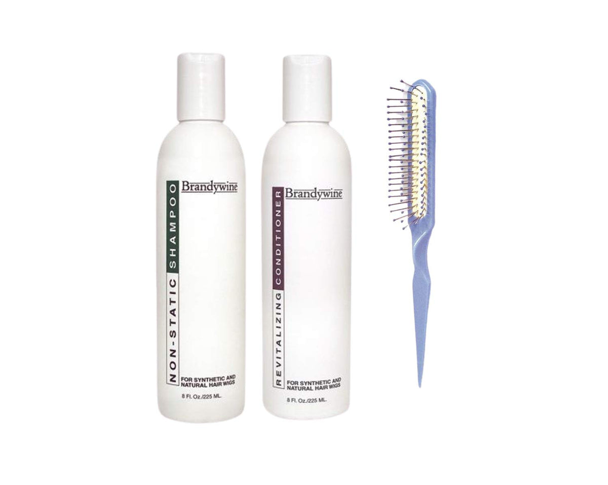 Brandywine front packaging showing shampoo conditioner duo and clear labeling for gentle care