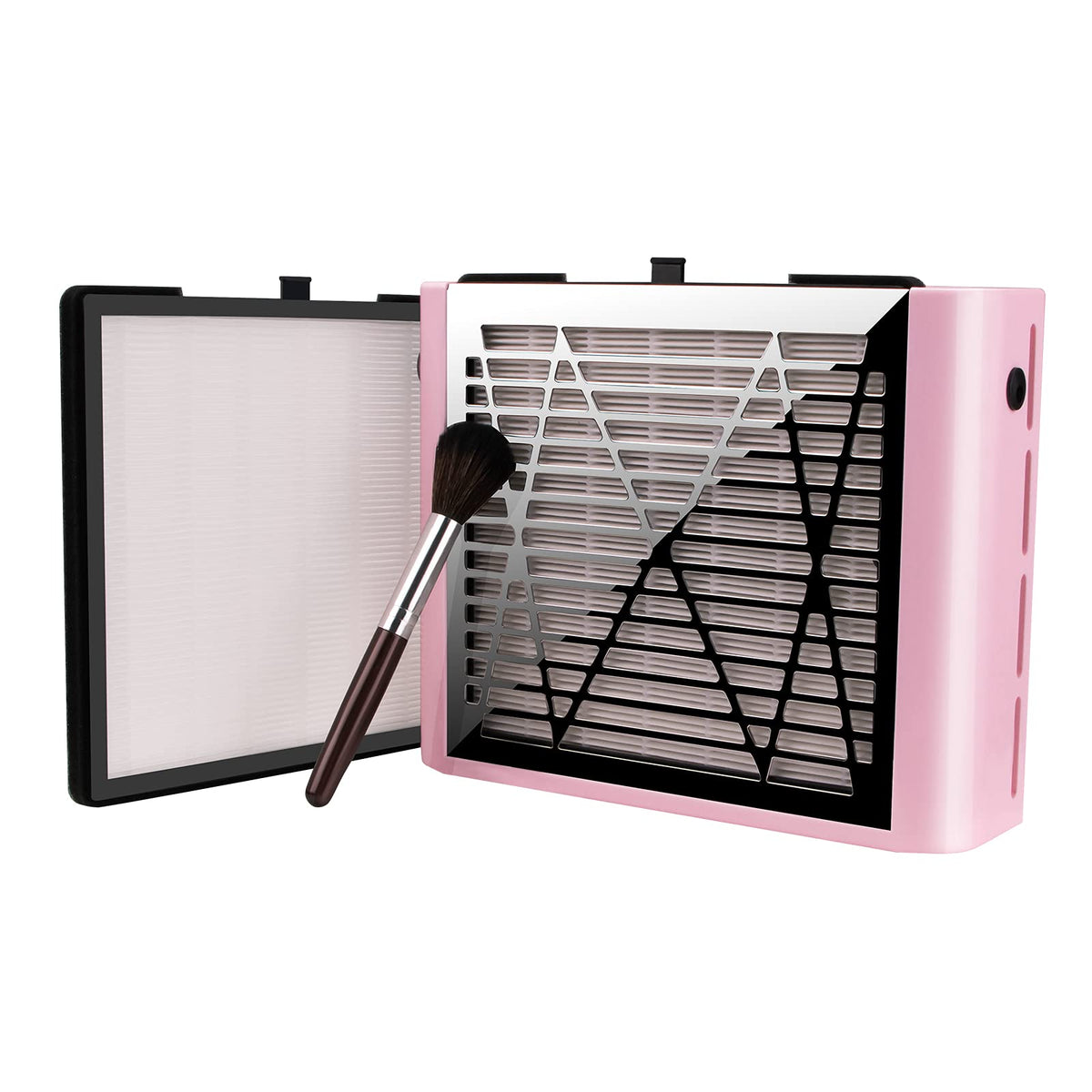 BRANTMAKER front view pink showing intake and wide capture area benefits