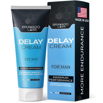 bravado labs front packaging shows product tube and brand for confidence
