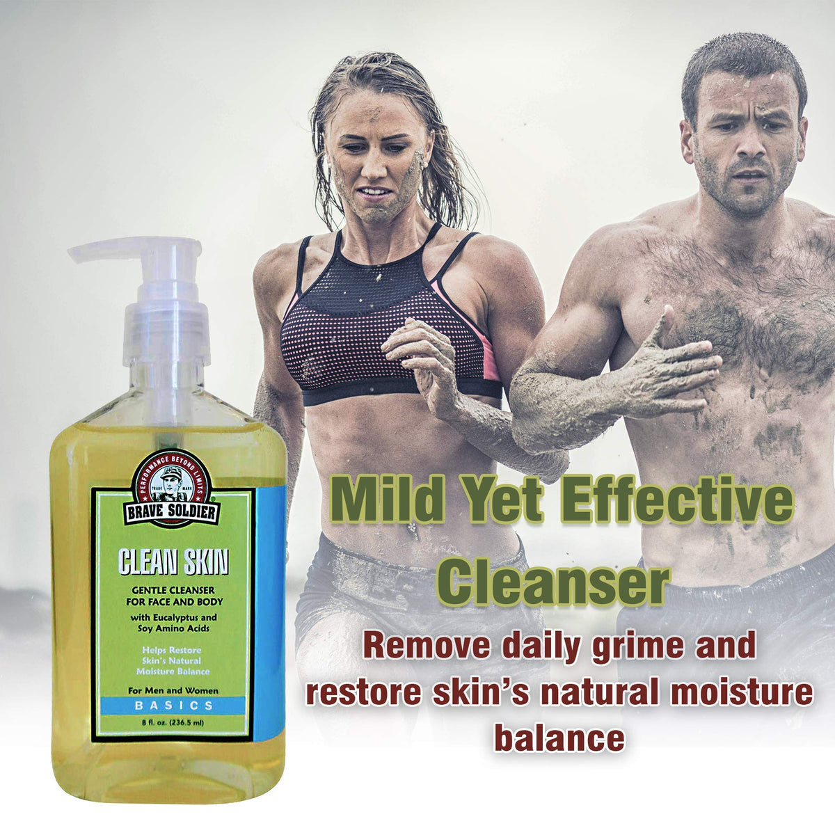 Brave Soldier in-shower scene showing post-workout refresh benefit