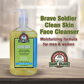 Brave Soldier being pumped into hand demonstrating quick-use convenience benefit