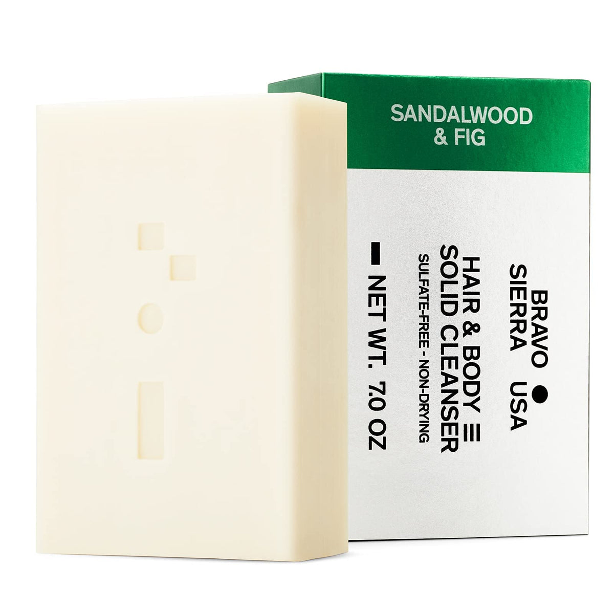 Bravo Sierra bar on bathroom shelf lifestyle showing compact, low-waste benefit