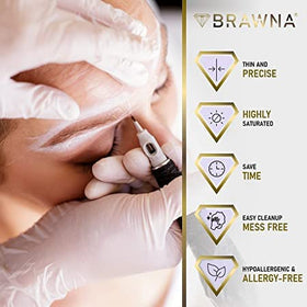 BRAWNA cutter with spool in hand demonstrating size and quick-cut convenience