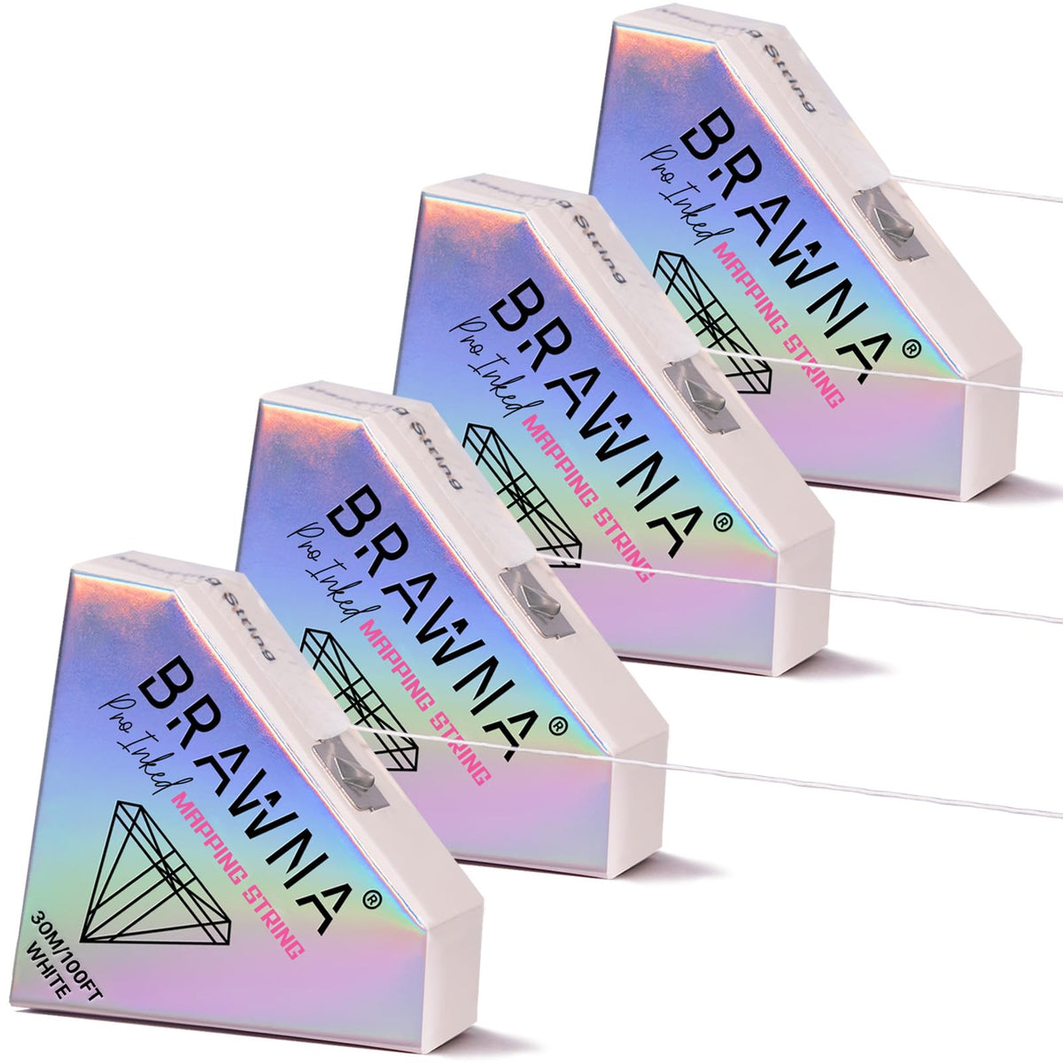 BRAWNA front packaging showing white mapping thread and cutter for efficient setup