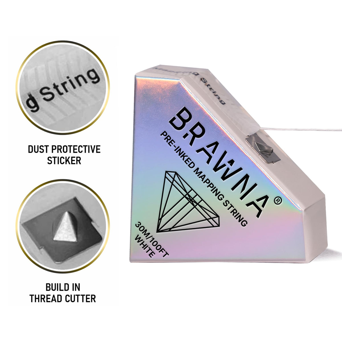 BRAWNA open box with multiple spools and cutter displaying professional kit readiness