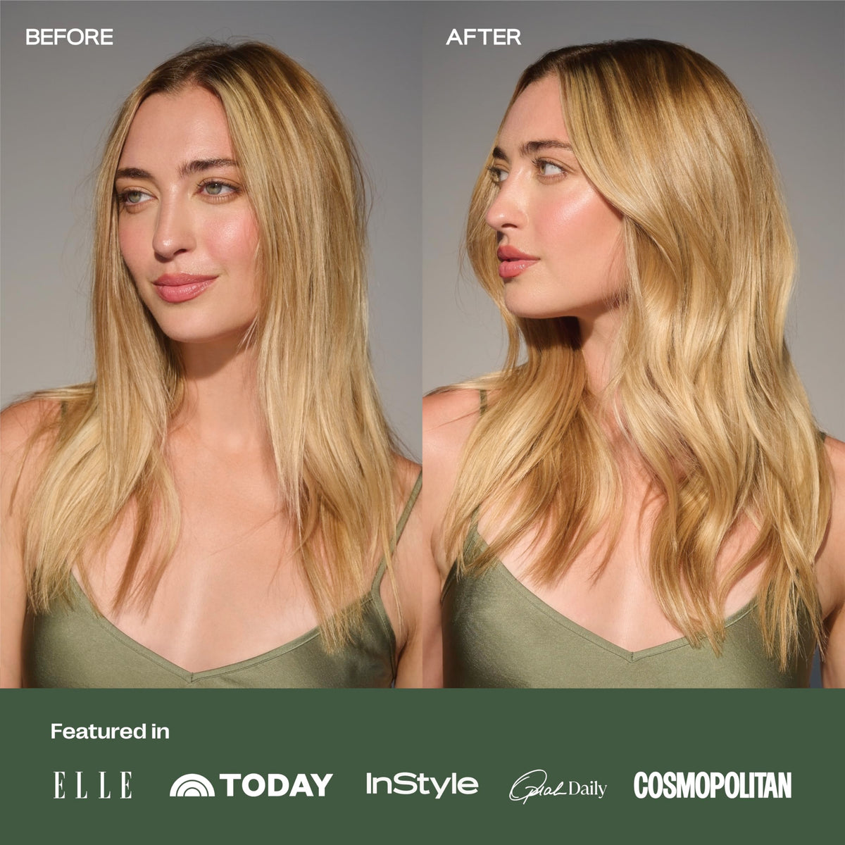 BRAZIL EDITION applying mask to hair mid-lengths demonstrating easy detangling benefit