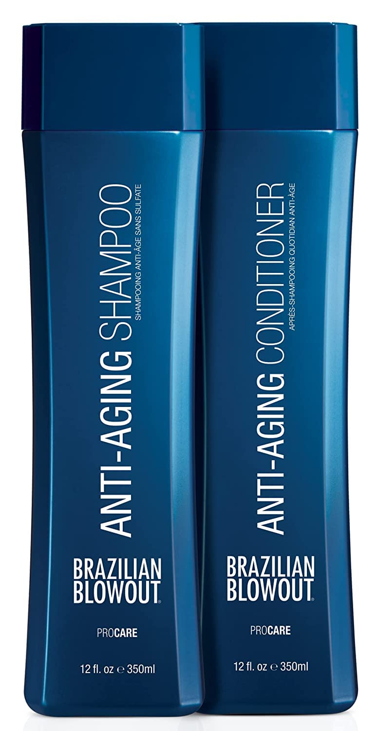 Brazilian Blowout duo front packaging showing bottles and benefits