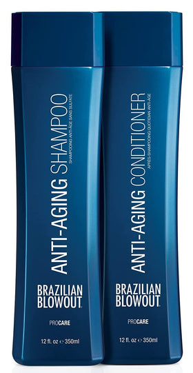 Brazilian Blowout duo front packaging showing bottles and benefits