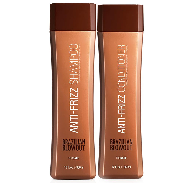 Brazilian Blowout front packaging showing both bottles for easy identification and maintenance