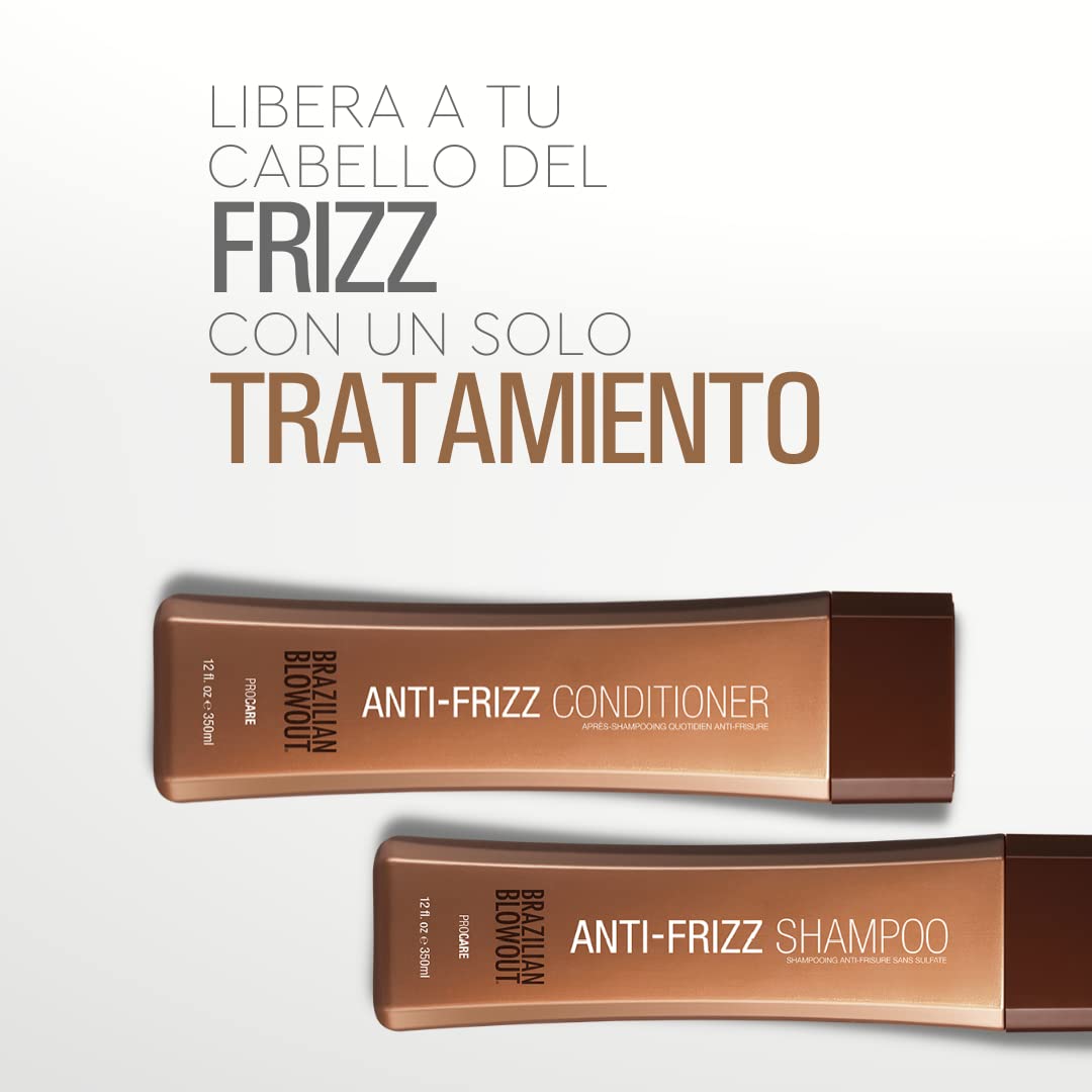Brazilian Blowout lifestyle photo of smooth, frizz-free hair after using the set
