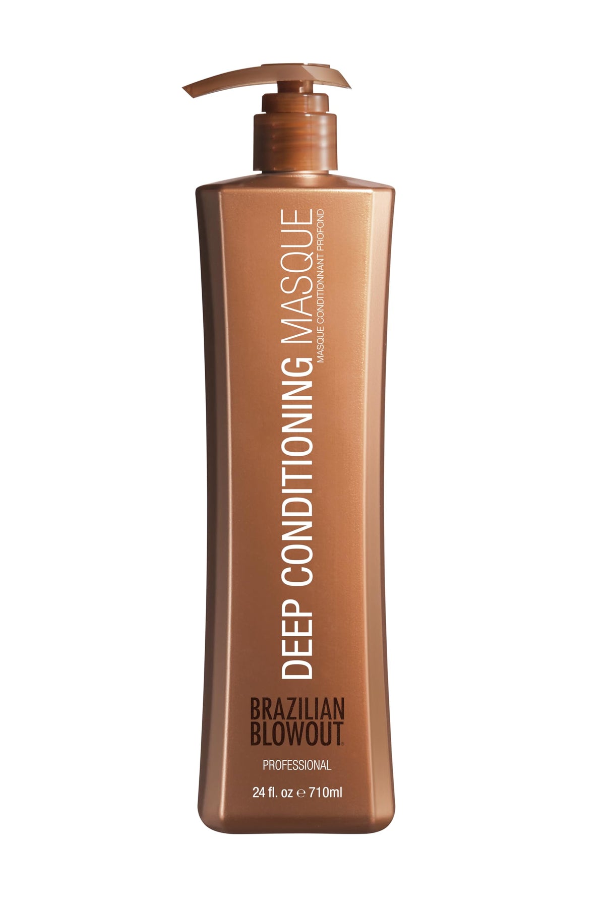 Brazilian Blowout jar front view showing label and rich creamy masque benefits
