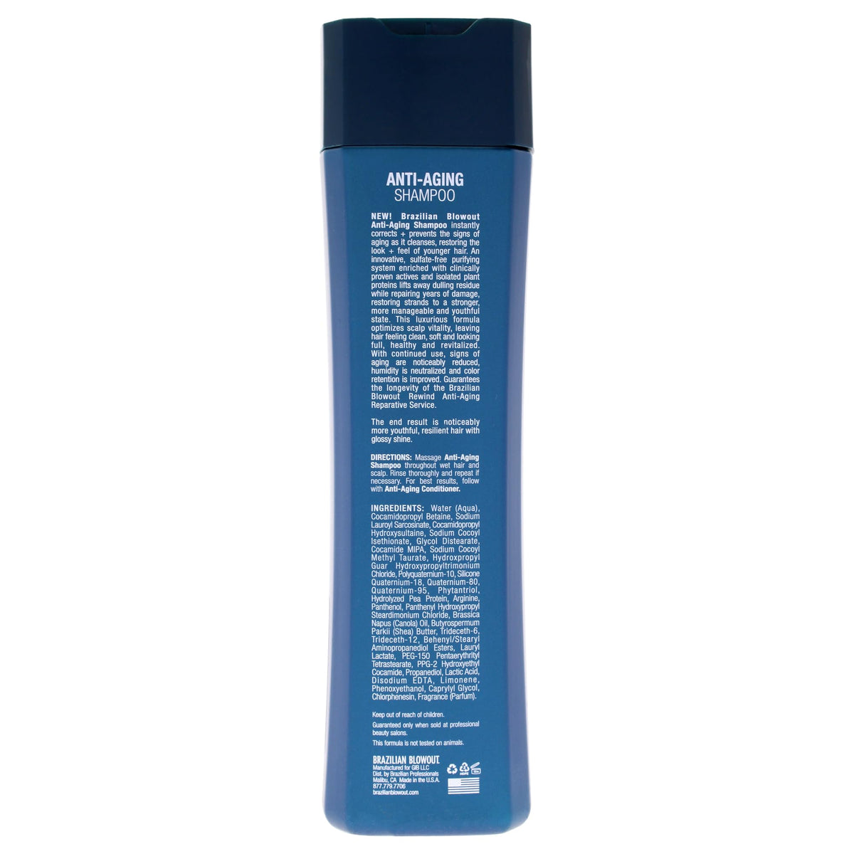 Brazilian Blowout shampoo foam close-up showing gentle lather and nourishment