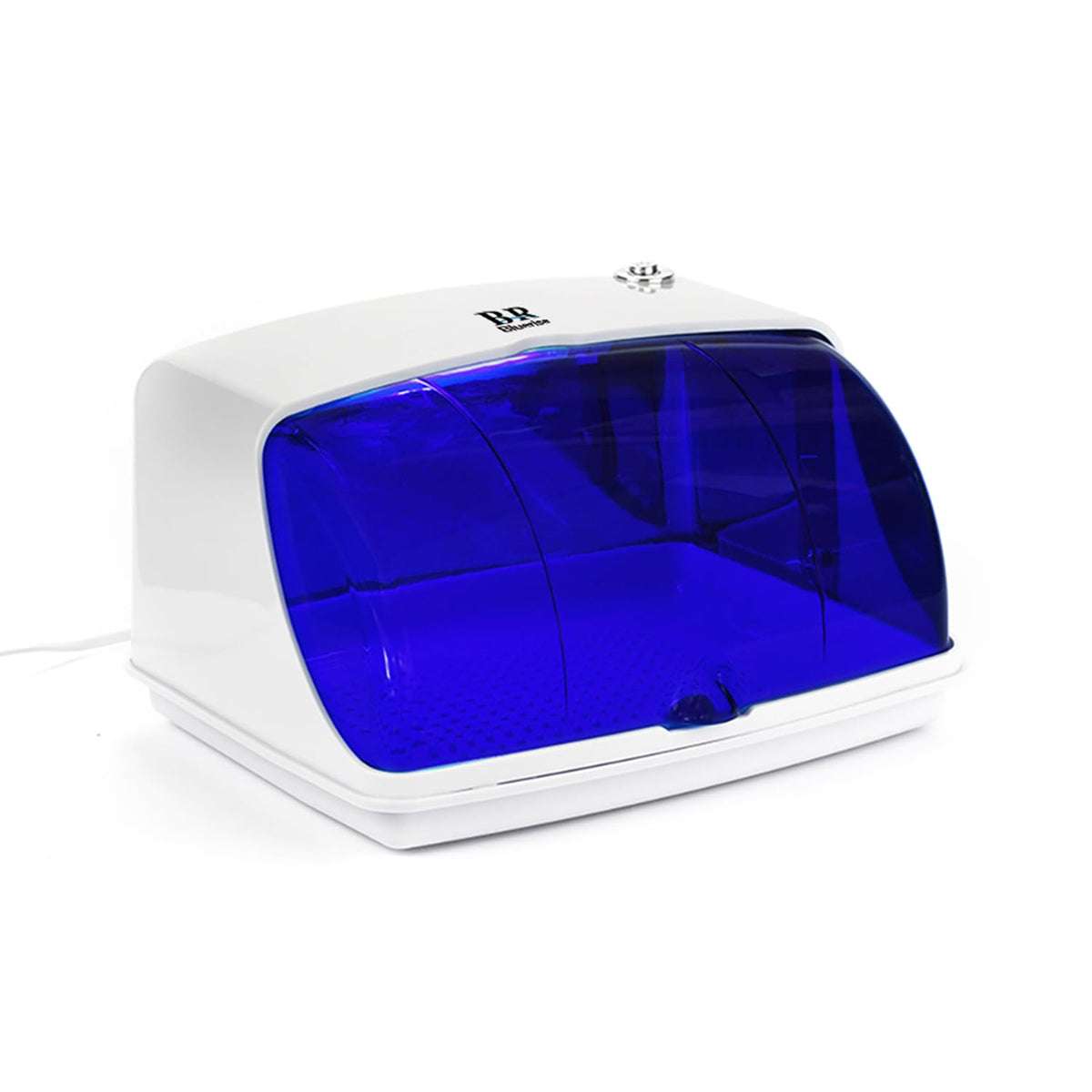 BRBLUERISE front view closed showing compact cabinet and safe design