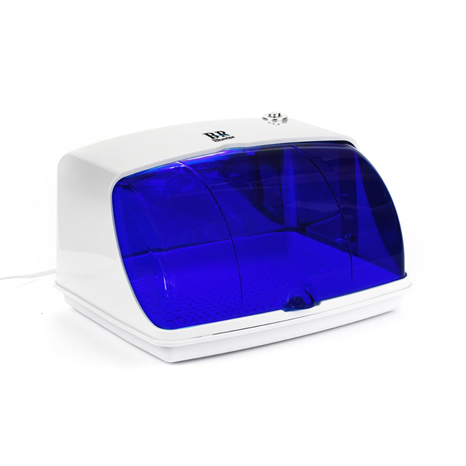 BRBLUERISE front view closed showing compact cabinet and safe design