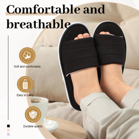 Breathffy single open-toe pair top view showing breathable design
