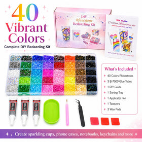 Breecasa rhinestones decorating a tumbler demonstrating finished look