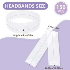 BREENHILL individually wrapped headband for hygienic single use