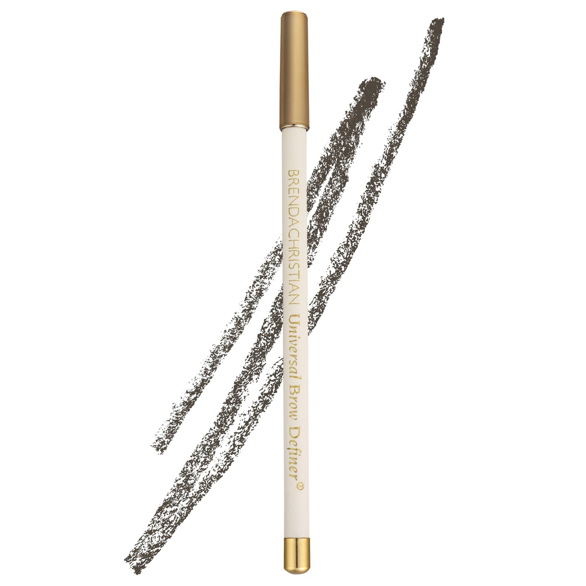 brenda christian brow definer swatch on skin demonstrates adaptive color matching