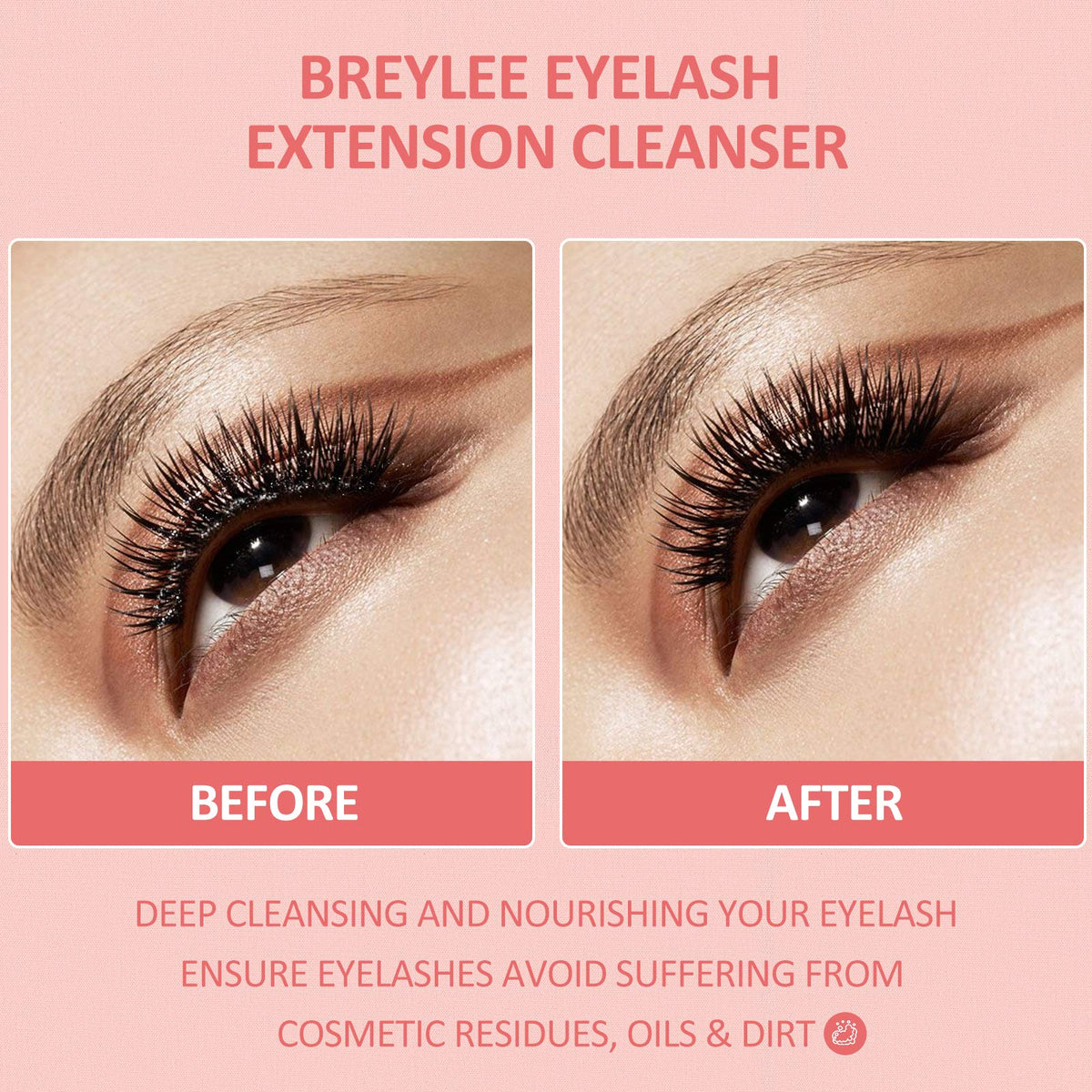 BREYLEE foam texture close-up demonstrating gentle cleansing