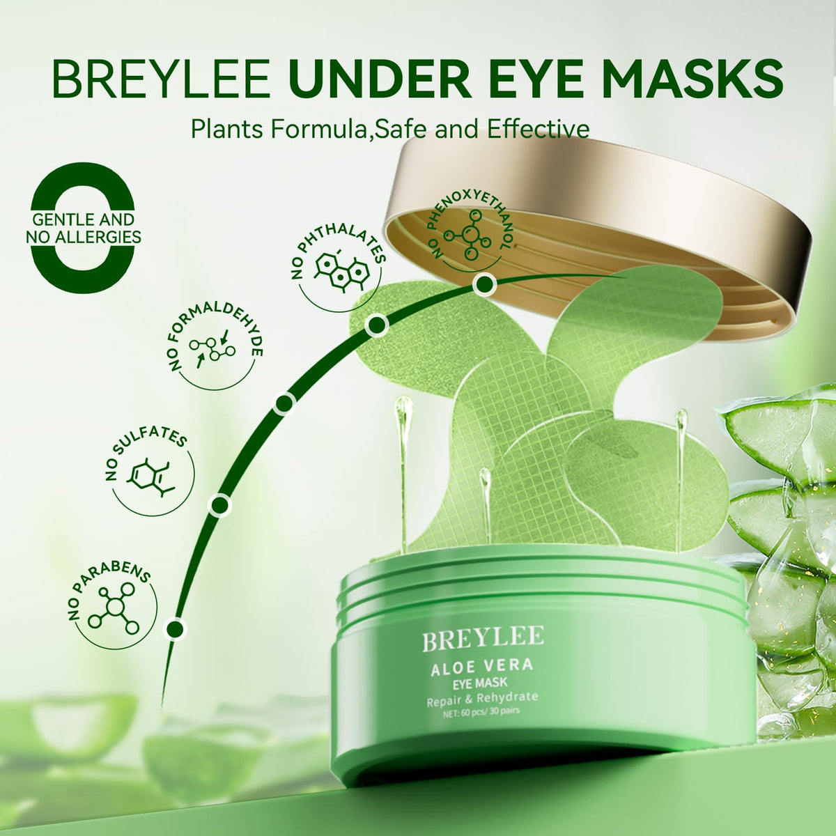 BREYLEE close-up gel pad texture showing grip and smooth finish