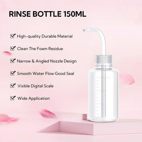 BREYLEE wash bottle rinsing lashes precisely to remove shampoo efficiently