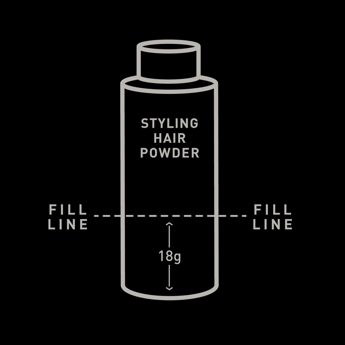 Brickell applying powder at roots to create instant volume and texture