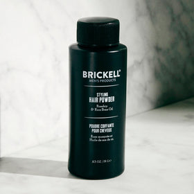 Brickell close-up texture of powder highlighting matte lift benefits