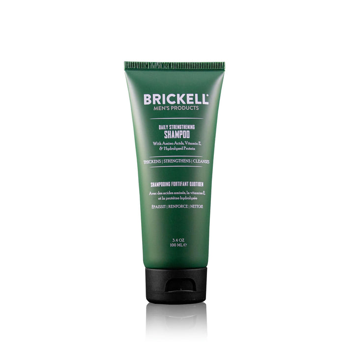 Brickell Men's Products front bottle showing label and benefits