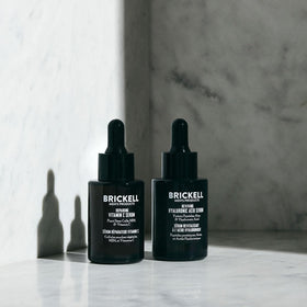 Brickell day serum pipette dispensing drops for easy, precise application benefit