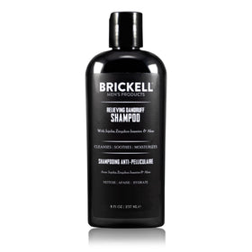 Brickell front packaging showing bottle and label, communicates premium relief