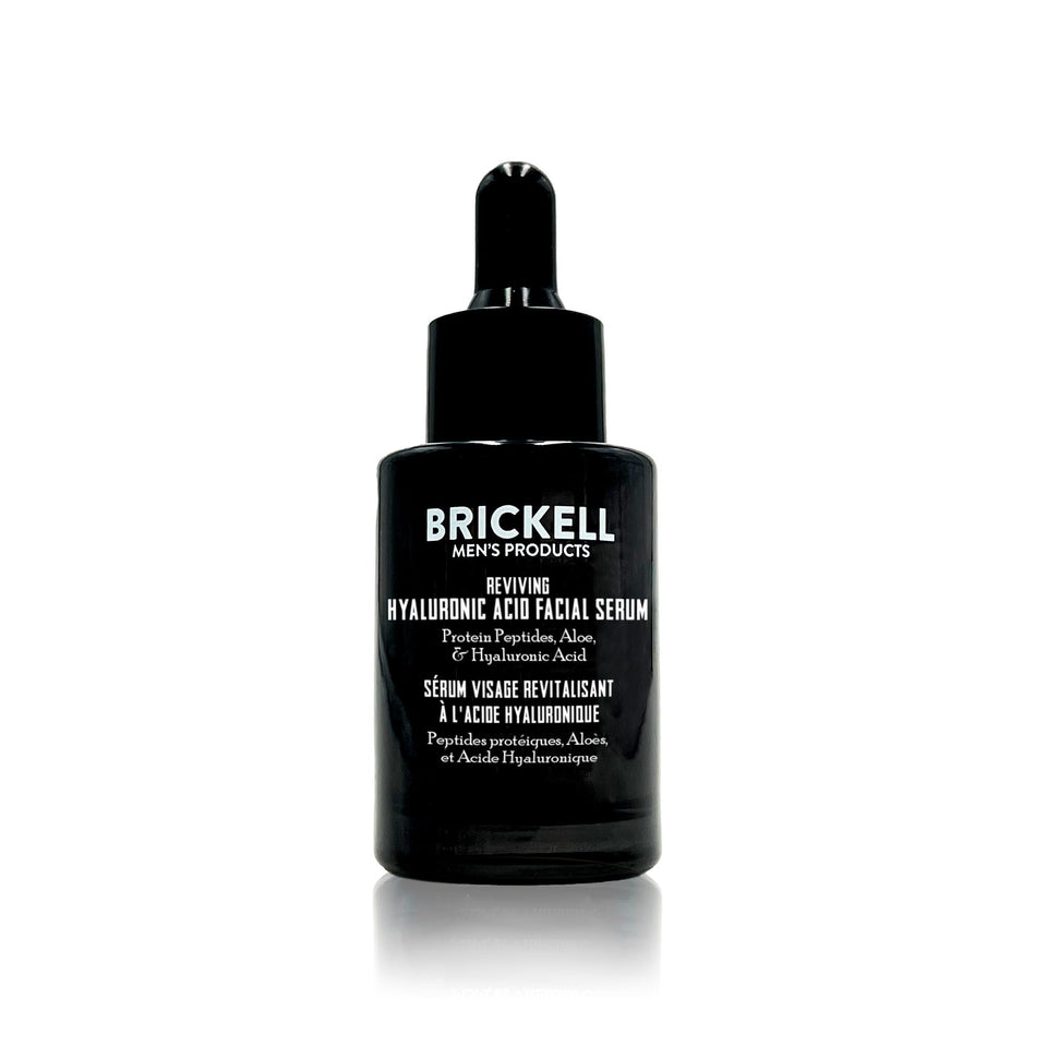 Brickell front packaging serum showing bottle and label for easy identification