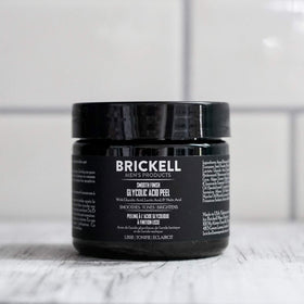 Brickell Men's Products close-up of peel texture highlighting smooth application benefit