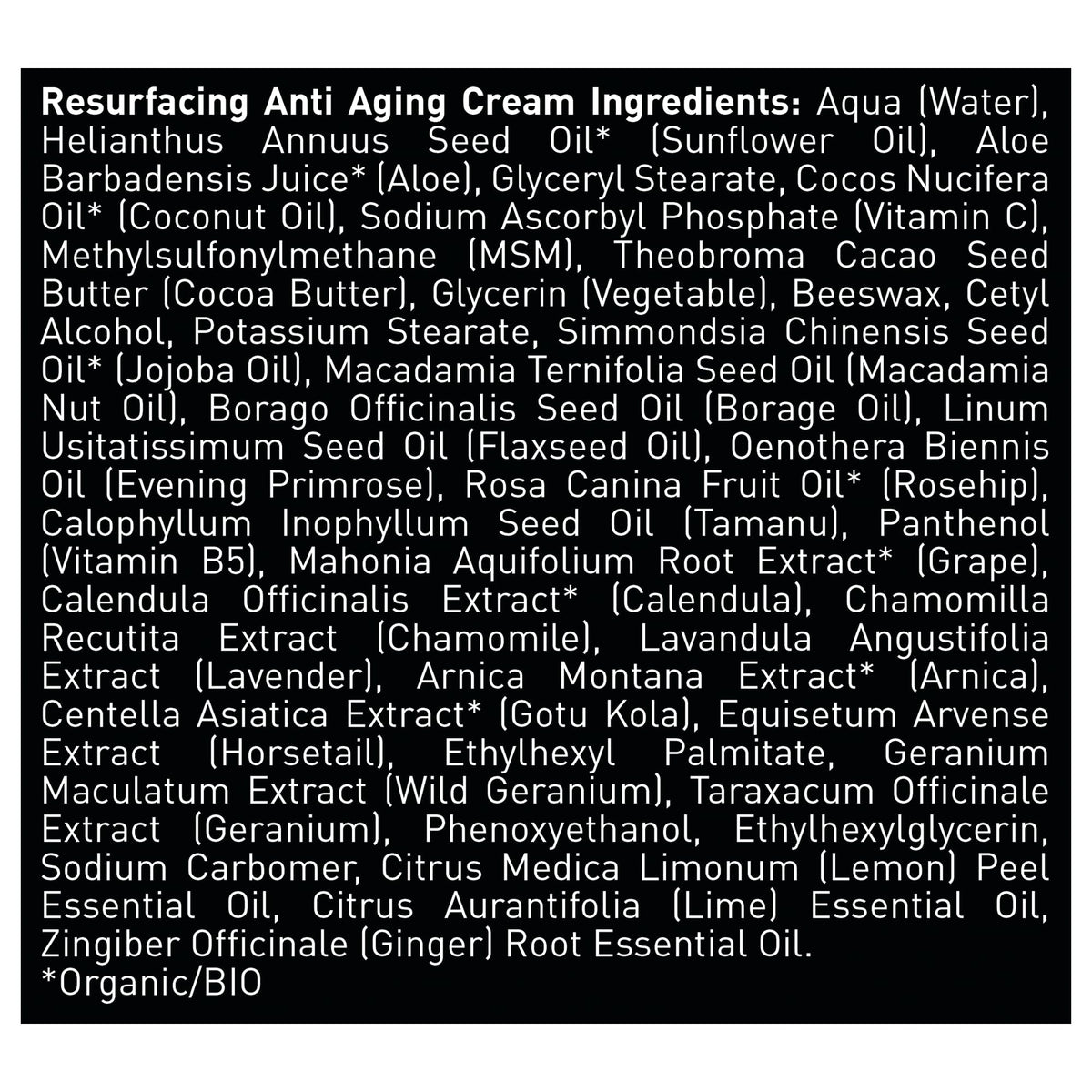 Brickell ingredients display with Vitamin C and hyaluronic acid highlighting antioxidant benefits