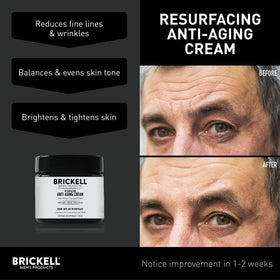 Brickell label close-up revealing ingredient list for informed ingredient-aware shoppers