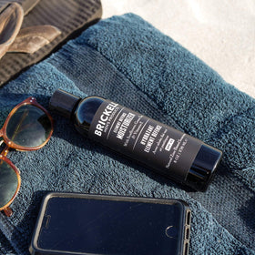 Brickell in outdoor setting showing sunscreen protection during activities