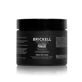 Brickell Men's Products front jar view showing brand and premium packaging benefit