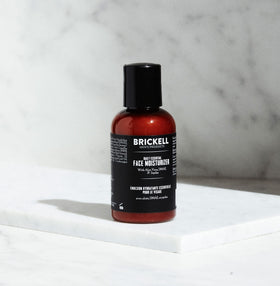 Brickell Men’s ingredients with green tea leaves showing antioxidant benefit skin protection