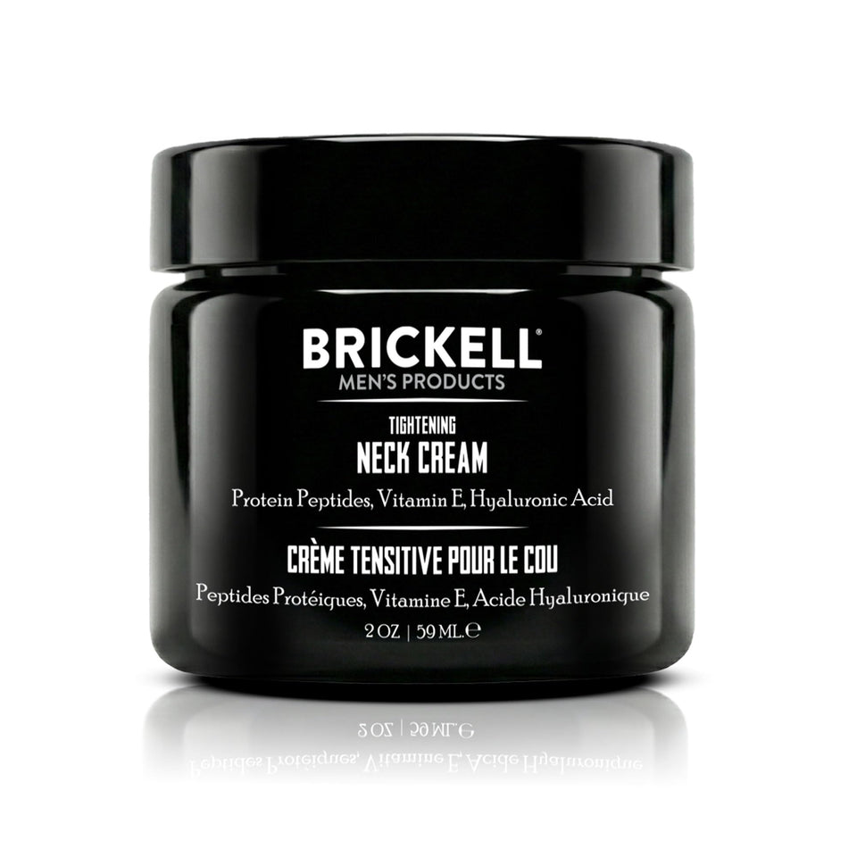 Brickell Men's Products front packaging showing bottle and label for easy identification